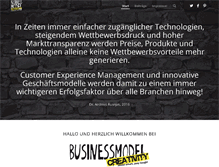 Tablet Screenshot of businessmodelcreativity.net